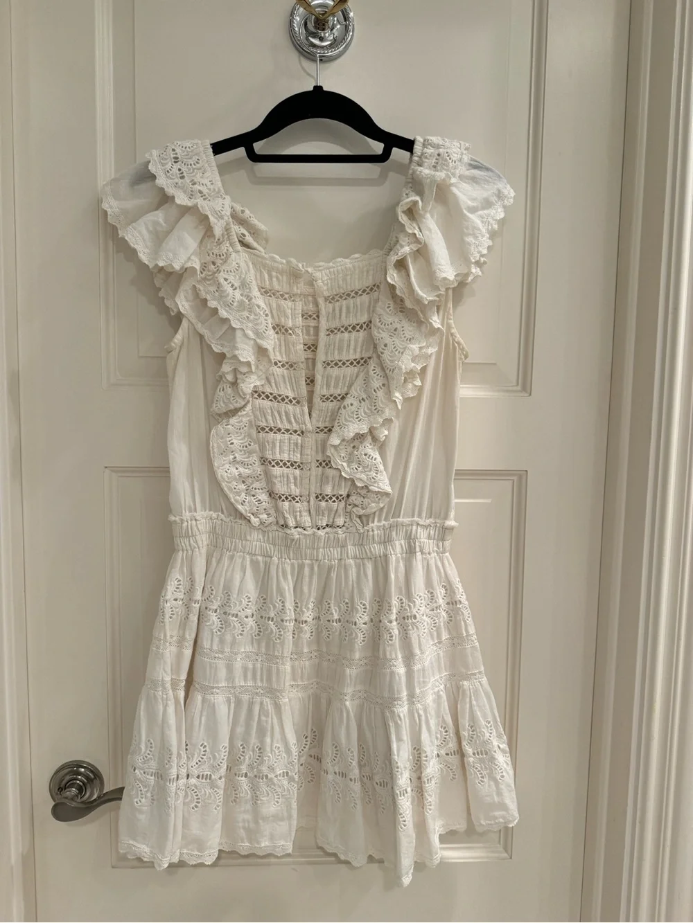 LoveShackFancy Dora Dress in Antique White - Picture 4 of 5